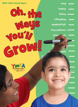 2007 YMCA Annual Report - YMCA of Greater Houston