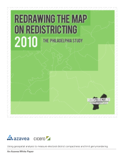 Redrawing the Map on Redistricting 2010