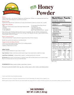 Honey Powder - Augason Farms