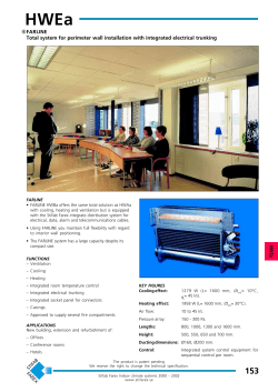 FARLINE Total system for perimeter wall installation with integrated