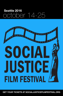 2016 Program - Social Justice Film Festival
