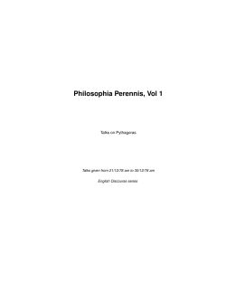 Philosophia Perennis, Vol 1
