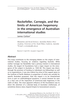 Rockefeller, Carnegie, and the limits of American