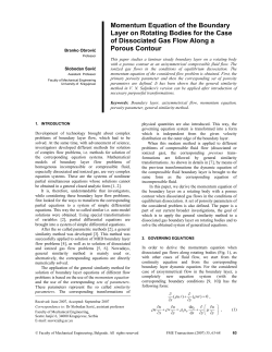 Momentum Equation of the Boundary Layer on Rotating Bodies for