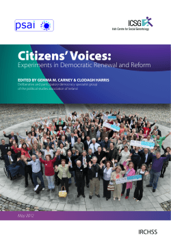 Citizens` Voices - Maynooth University