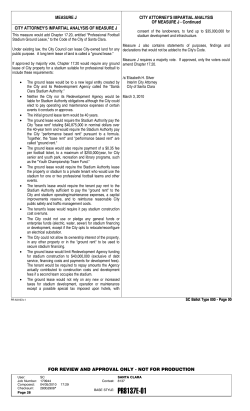 MEASURE J CITY ATTORNEY`S IMPARTIAL ANALYSIS OF