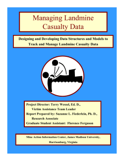 Managing Landmine Casualty Data
