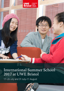 our Summer School brochure