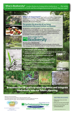 Biodiversity