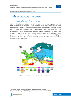 meteorological data