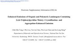 Supplementary Information - Royal Society of Chemistry