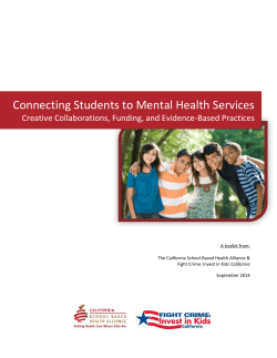 Connecting Students to Mental Health Services
