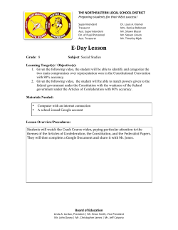 E-‐Day Lesson - Northeastern Local Schools