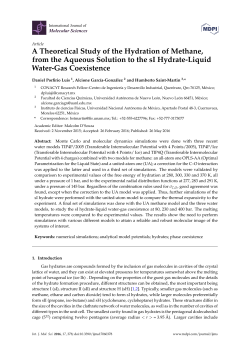 A Theoretical Study of the Hydration of Methane, from the Aqueous