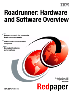 Roadrunner: Hardware and Software Overview