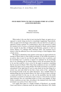 four objections to the standard story of action (and four replies)