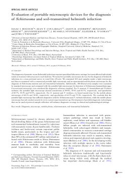 Evaluation of portable microscopic devices for the diagnosis of
