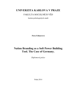 Nation Branding as a Soft Power Building Tool