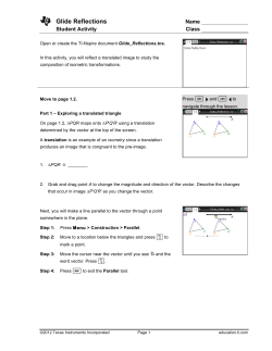 Glide Reflections - TI Education