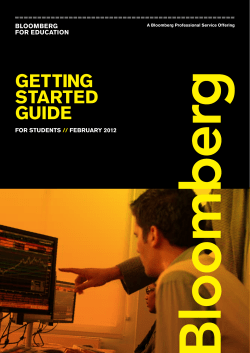 GETTING STaRTED GUIDE - King`s College London