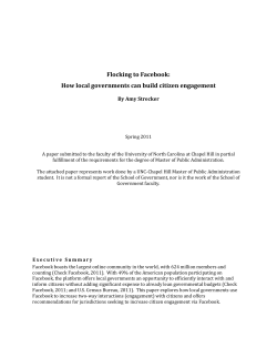 Flocking to Facebook: How local governments can build