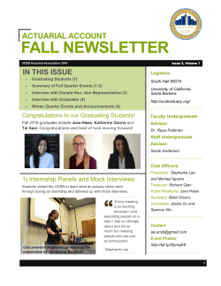 AA Actuarial Account Fall 2016