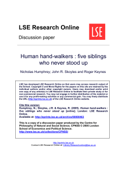 - LSE Research Online