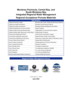 Monterey Peninsula, Carmel Bay, and South Monterey Bay