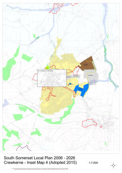 South Somerset Local Plan 2006 - 2026 Crewkerne