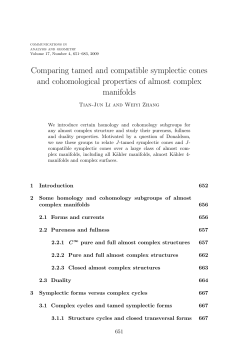 Full Text - International Press of Boston