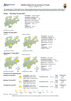 Print - Meteotrentino