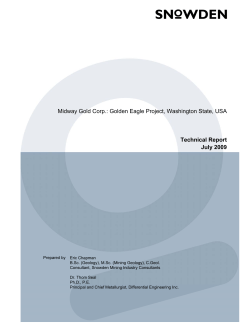 NI 43-101 Technical Report on Resources, Golden