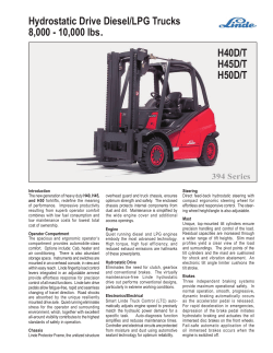 Hydrostatic Drive Diesel/LPG Trucks 8,000