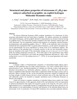 Structural and phase properties of tetracosane (C24H50) mo
