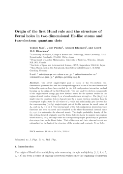 Origin of the first Hund rule and the structure of Fermi holes in two