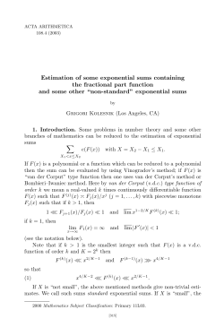 Estimation of some exponential sums containing the fractional part