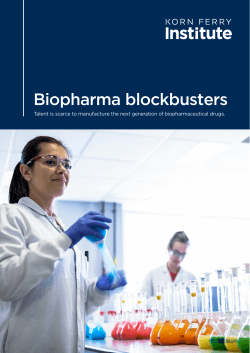 Biopharma blockbusters