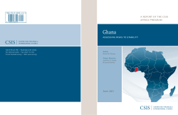 Ghana: Assessing Risks to Stability