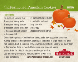 HP Recipe Cards Thanksgiving - Heritage Park Historical Village