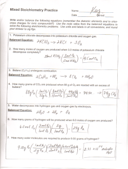Mixed Stoichiometry Practice