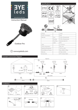 Manual OUTDOOR EYELEDS&reg; PRO