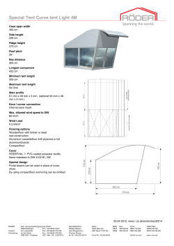 4m Arch Tent specs - Quality Event Hire