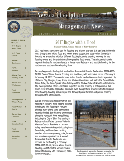Nevada Floodplain Management News
