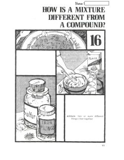 How is a mixture different from a compound?