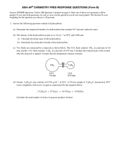 2004 AP Chemistry Free-Response Questions Form B