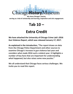 Extra Credit - Chicago History Museum