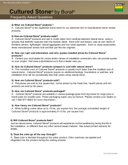 Cultured Stone&reg; by Boral&reg;