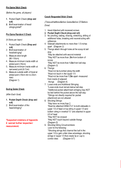 2017 NCAA Stick Check Card