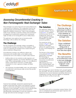 Assessing Circumferential Cracking in Non-Ferromagnetic