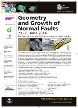 Geometry and Growth of Normal Faults